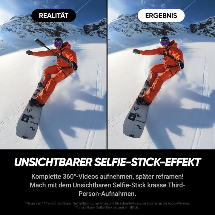 Insta360 X5 Standard-Paket, Nachtschwarz Standard-Paket