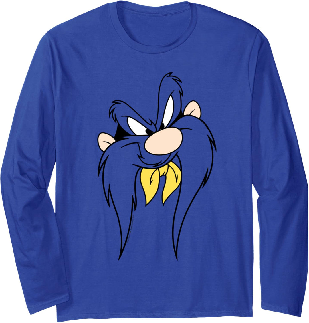 Looney Tunes Yosemite Sam Face Langarmshirt