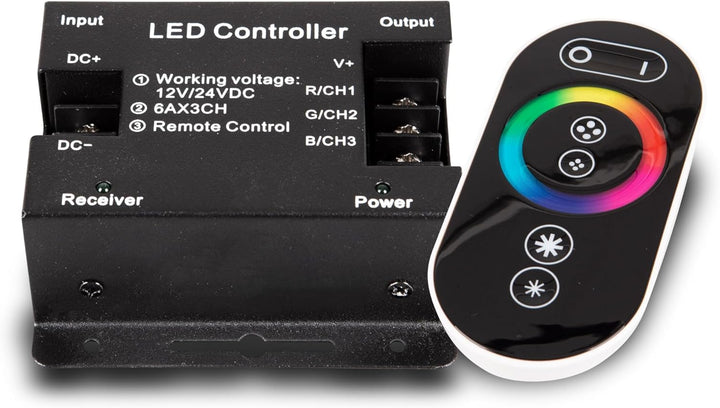 Mextronic LED-RGB-Controller (Funk) Inkl. Touch-Fernbedienung