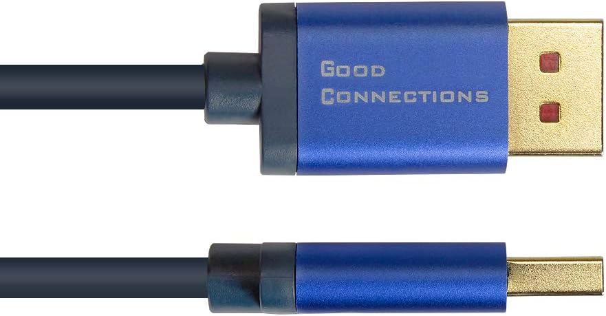 Good Connections® SmartFLEX DisplayPort 1.4 an HDMI 2.0 Adapter - 4K UHD @60Hz RGB / 4:4:4 - KUPFERL