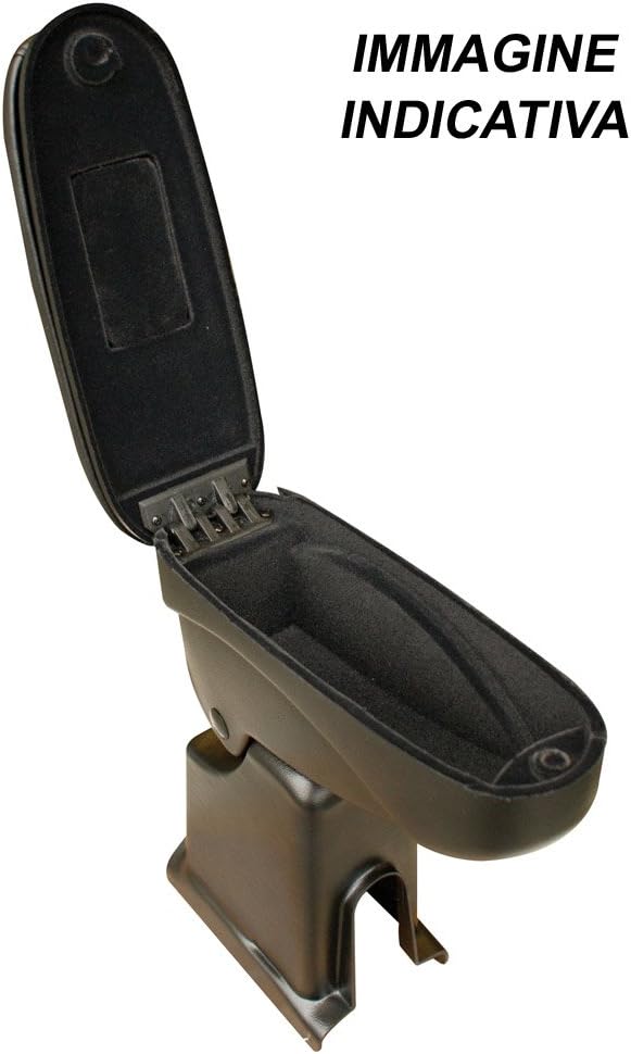 Cora 000159091 Klappbare Mittelarmlehne, fest schwarz, schwarz