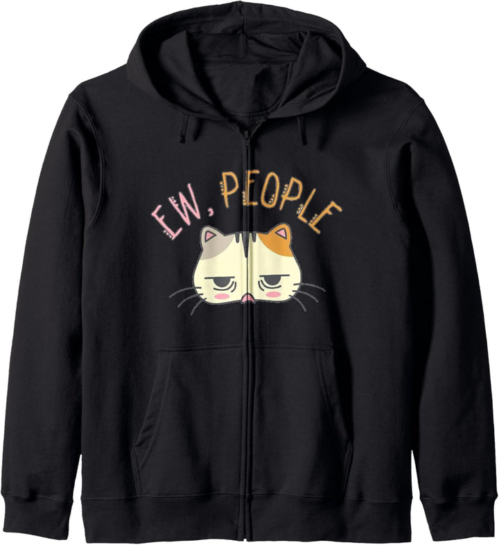 Ew, Menschen Katze, ich liebe es allein zu sein, gib mir Kapuzenjacke