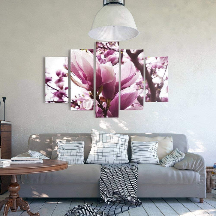 Feeby. Leinwandbild - 5 Teile - Bilder, Wand Bild, Wandbilder, Kunstdruck XXL, 5-Teilig, Typ A, 200x