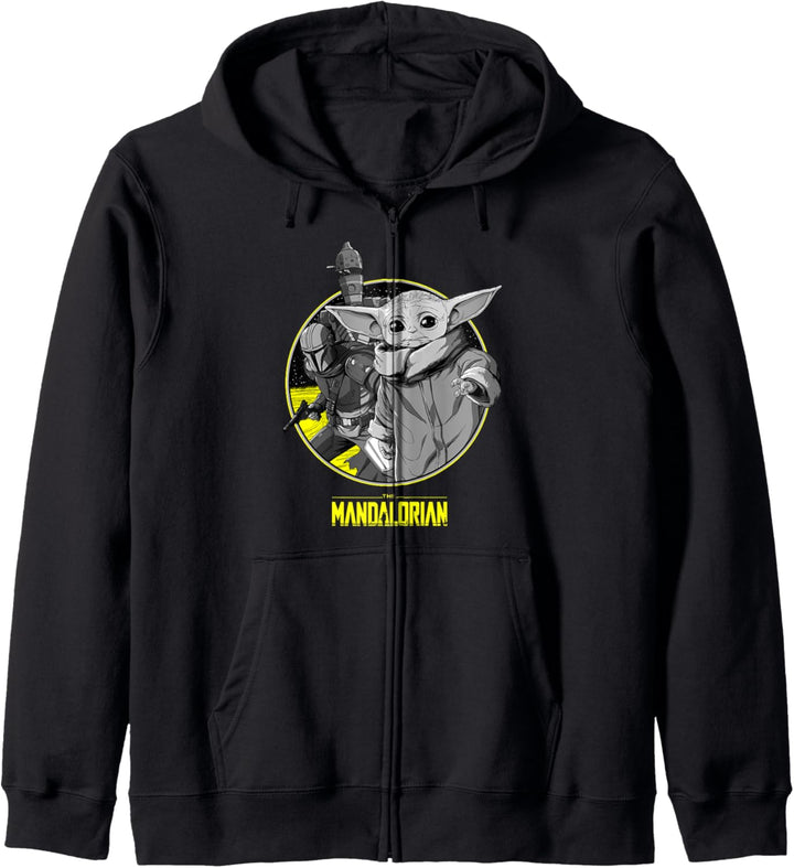 Star Wars The Child Group Shot Logo Kapuzenjacke