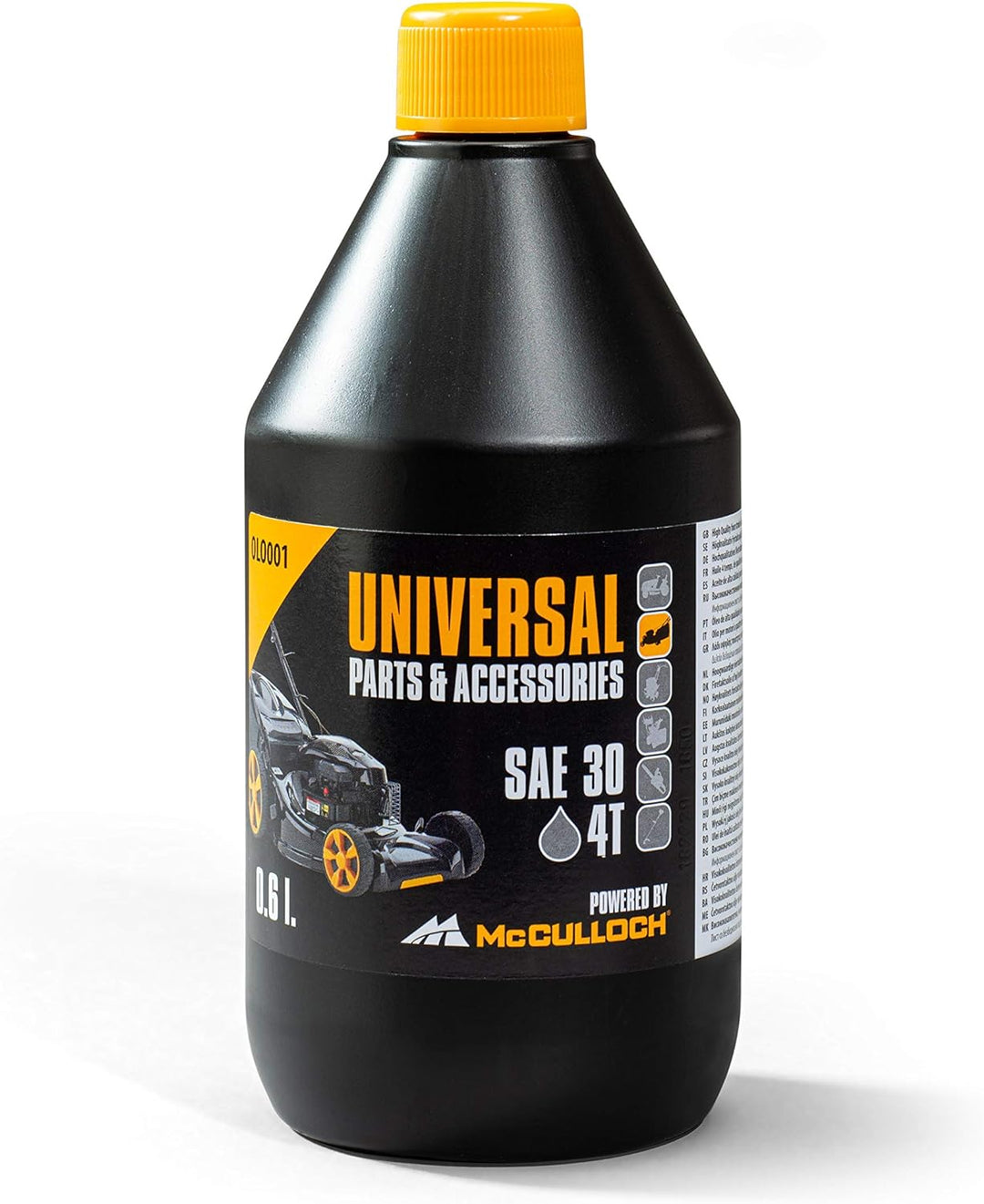 Universal Rasenmäher Service-Set, OLO031: Wartungs-Set für Benzinmotoren enthält 4-Takt-Öl, Absaugsp