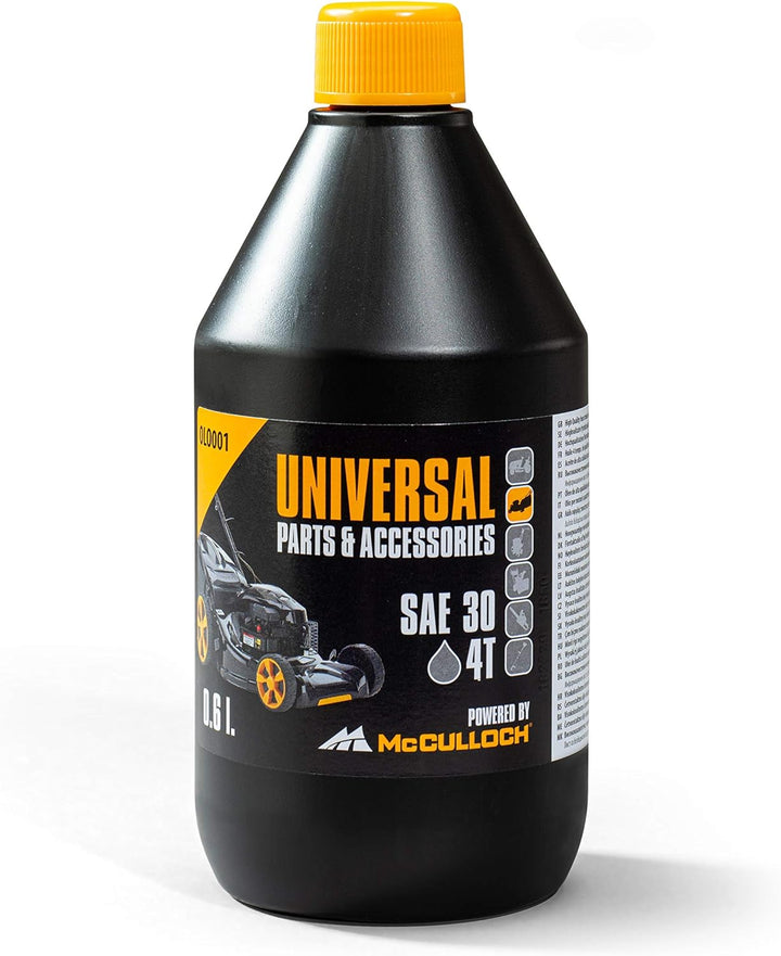 Universal Rasenmäher Service-Set, OLO031: Wartungs-Set für Benzinmotoren enthält 4-Takt-Öl, Absaugsp