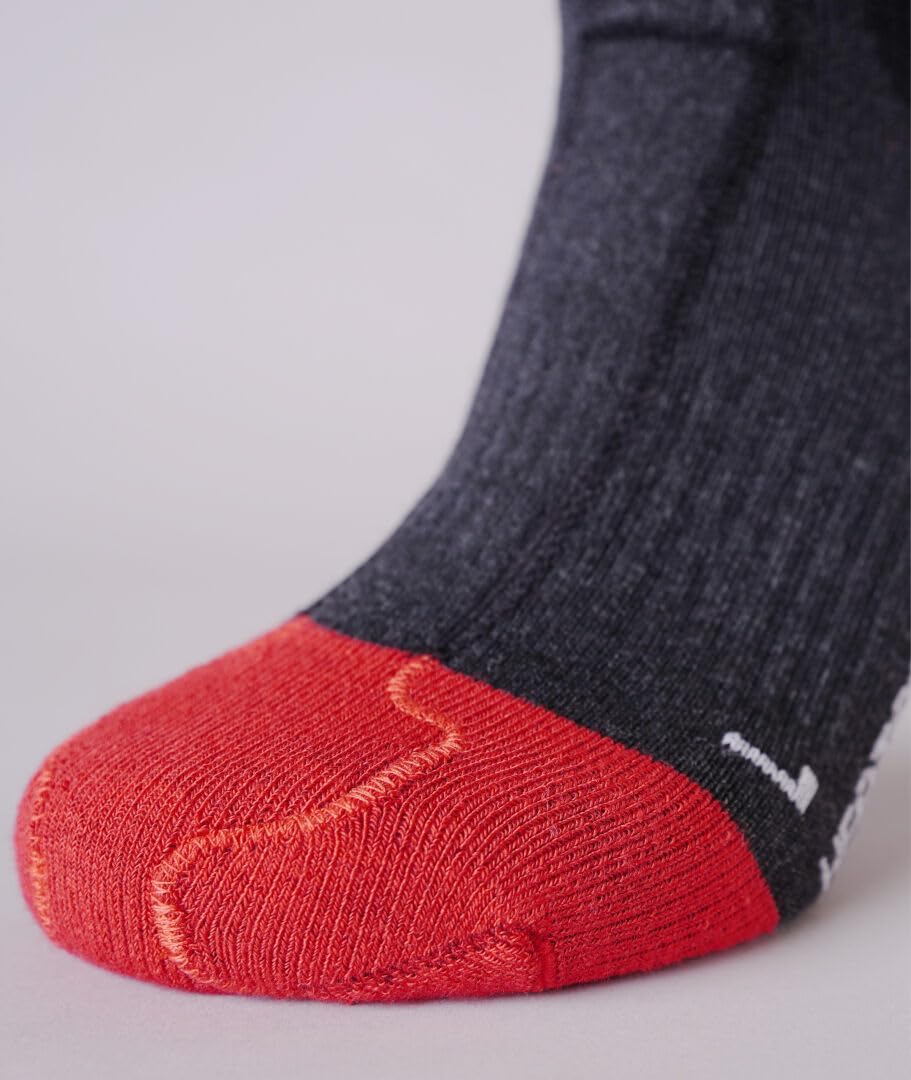 Lenz Heat 5.1 Socken 2023 Anthracite/red 42-44, 42-44