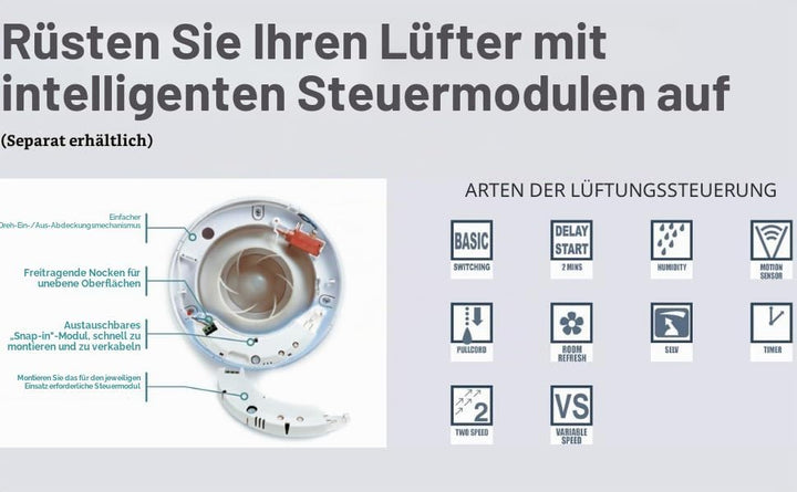 Airflow iCON Timermodul für 240 V-Lüfter