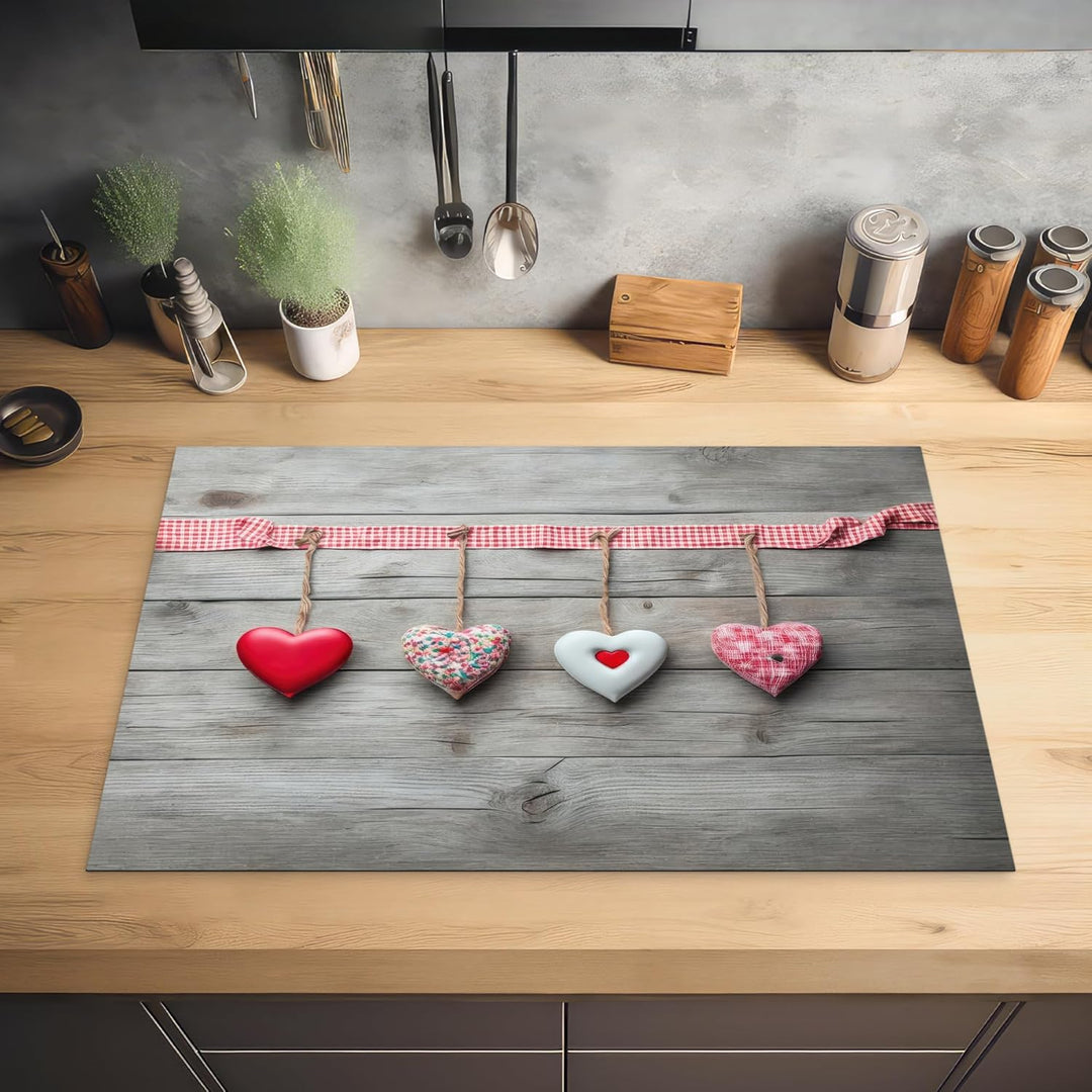 KitchenYeah© Herdabdeckplatte Einteilig Ceranfeld Abdeckplatte für Induktionsschutz Ceranfeldabdecku