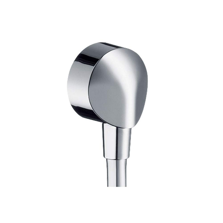 hansgrohe Fixfit E Schlauchanschluss mit Rückflussverhinderer, Chrom, mit Rückflussverhinderer