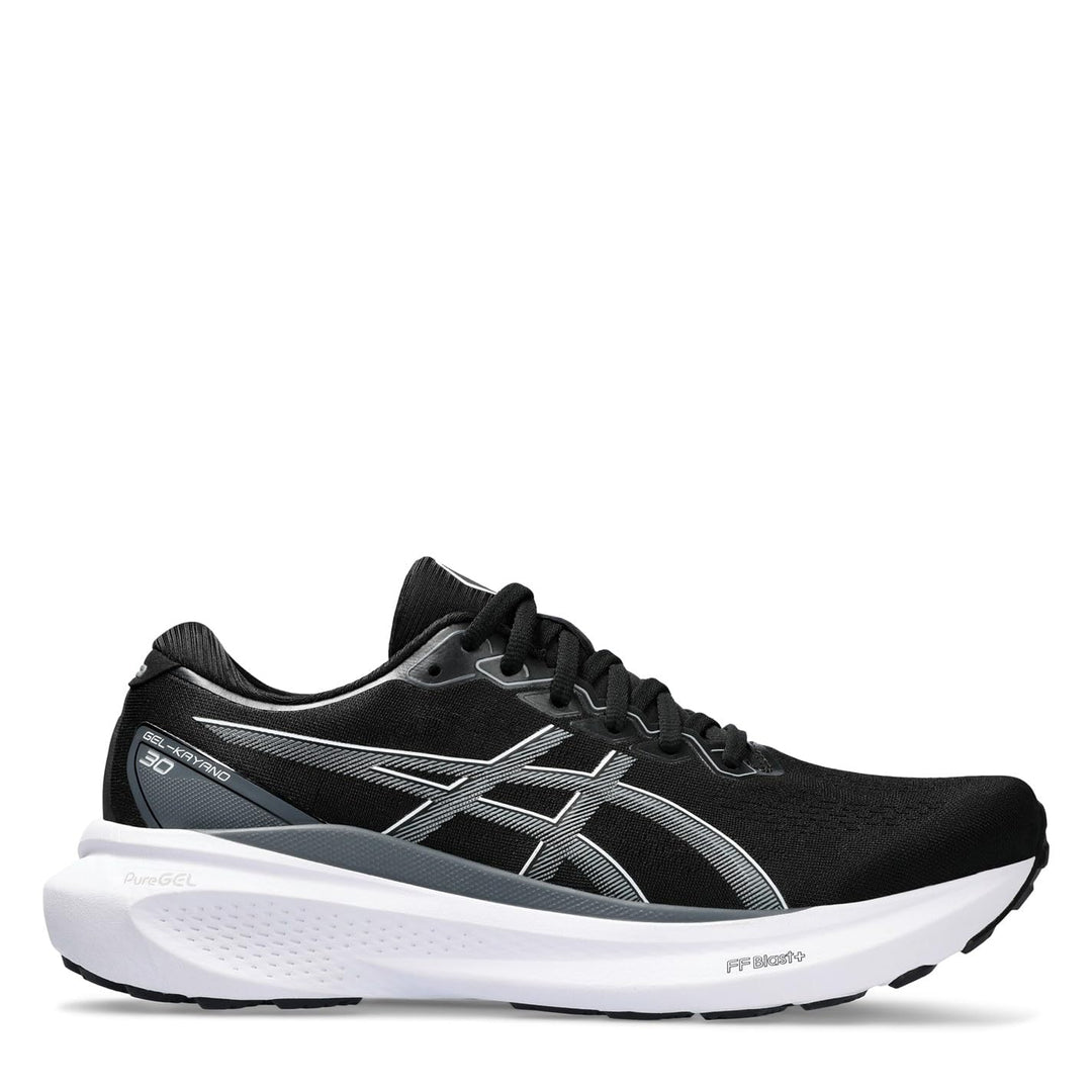 ASICS Kayano 30 Man Running Shoes Blue White 42 EU Schwarzgrau, 42 EU Schwarzgrau
