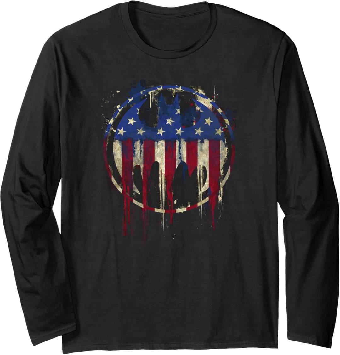 Batman Bleeding Signal Langarmshirt