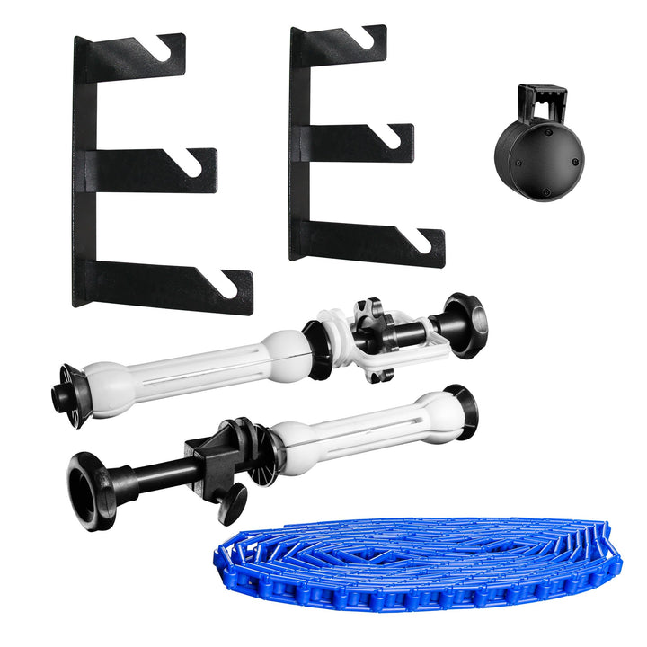 Walimex 3-fach Hintergrund Wandmontageset mit 1 Expan, mit 1 Expan
