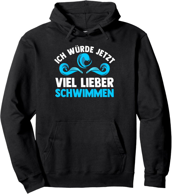 Schwimmer Schwimmen Pullover Hoodie