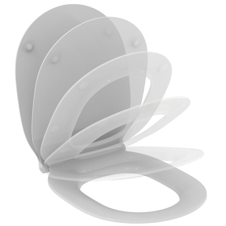 Ideal Standard E036601 Connect Air WC-Sitz, Weiss Sandwich mit Softclosing
