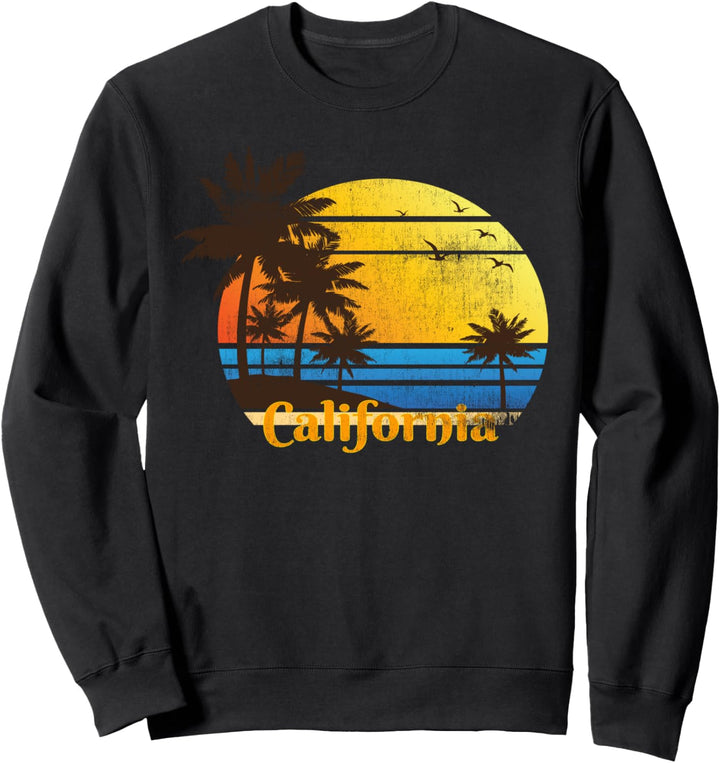 California Sunset Beach Wear Geschenk Sweatshirt