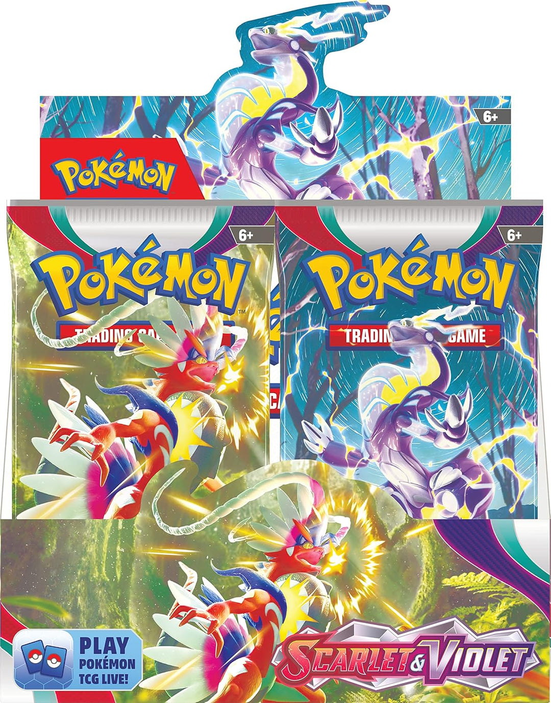 Pokémon TCG: Scarlet &amp; Violet Booster Display Box (36 Packs) - EN Einzelbett, Einzelbett