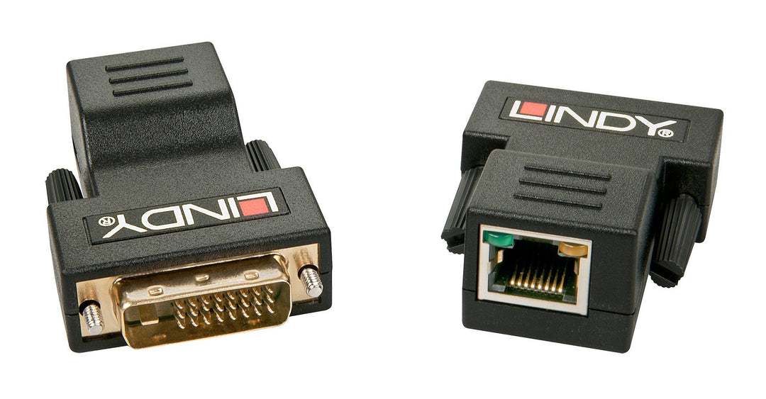 Lindy 38300 Netzwerk Kabel DVI Cat6 Extender 50m schwarz