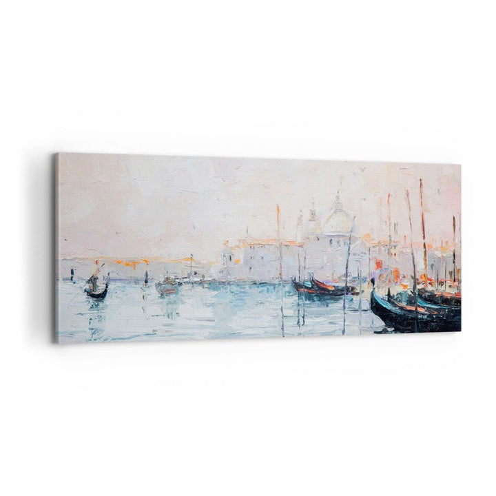 Panorama Bilder auf Leinwand 100x40cm Leinwandbild Venedig Basilika Gross Wanddeko Bild Schlafzimmer