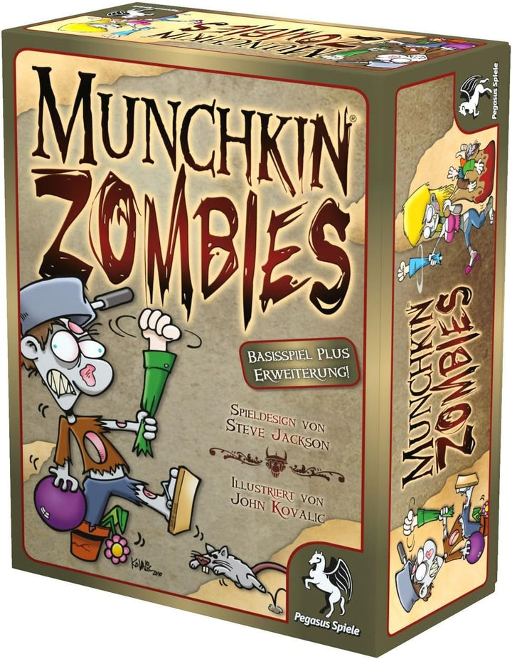 Pegasus Spiele 17138G - Munchkin Zombies 1+2