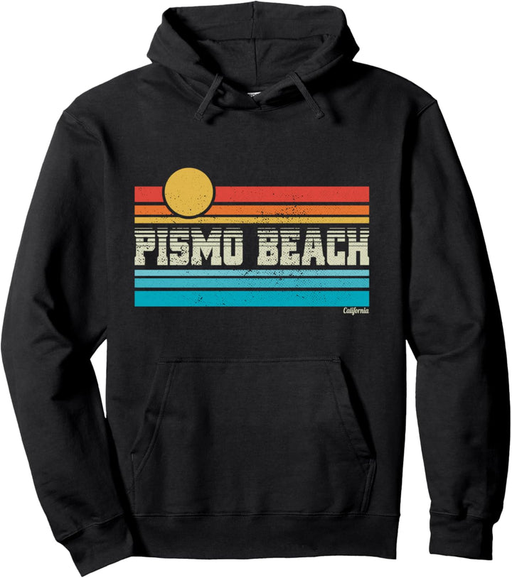 Pismo Beach Kalifornien USA Retro Vintage Surf Trip Surfer Pullover Hoodie