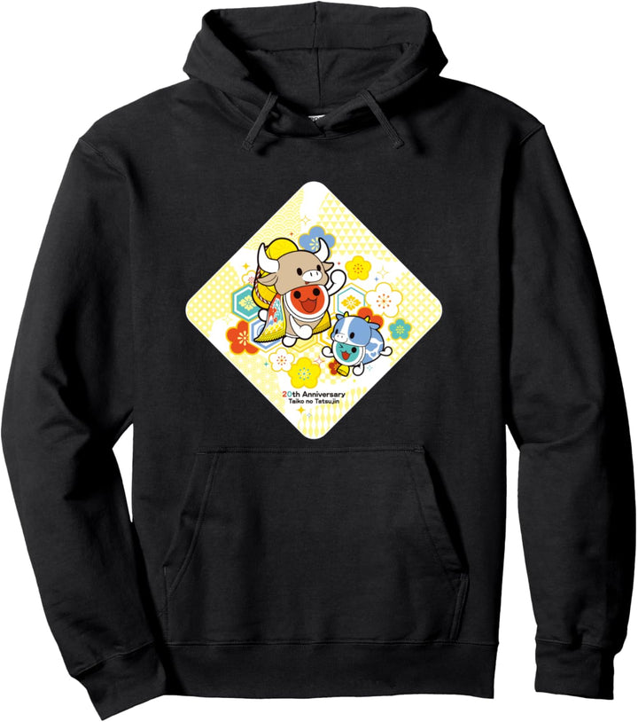 Design zum 20-jährigen Jubiläum　Taiko no Tatsujin Pullover Hoodie