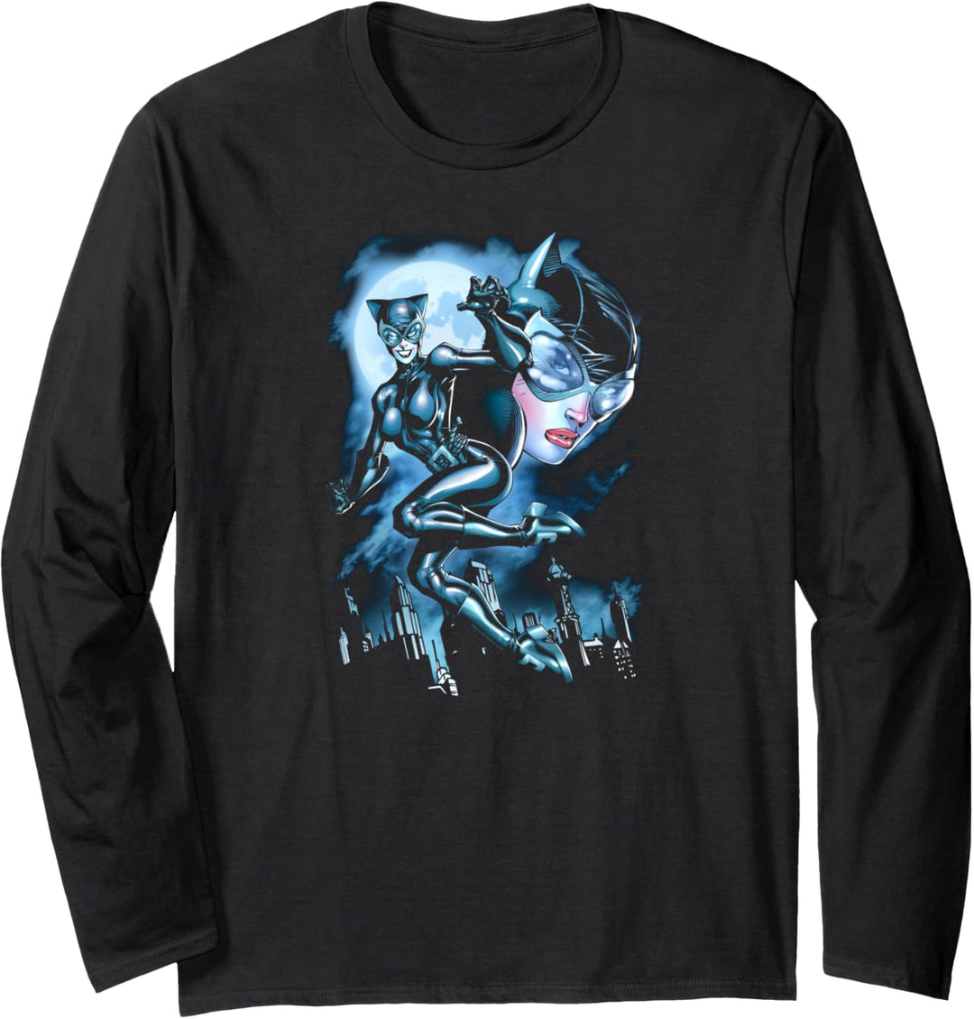 Batman Moonlight Catwoman Langarmshirt