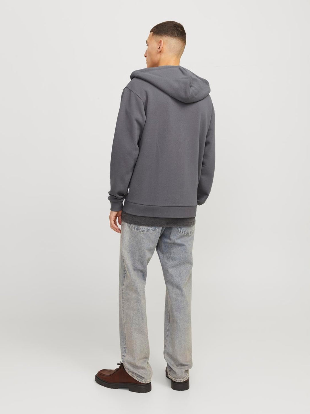 JACK &amp; JONES Herren Jjebradley Sweat Zip Hood Noos Sweatshirtjacke, Castlerock