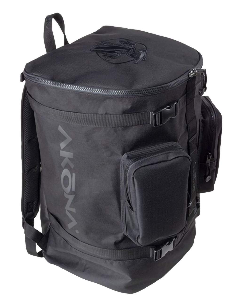 AKONA Globetrotter All-in-One Carry-On Backpack Schwarz, Schwarz