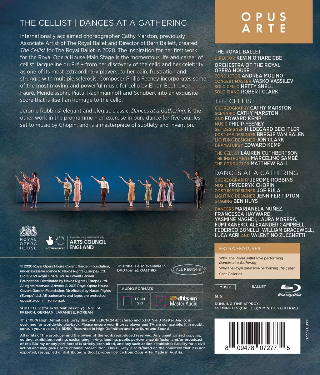 The Cellist / Dances at a Gathering [2021], Blu-ray