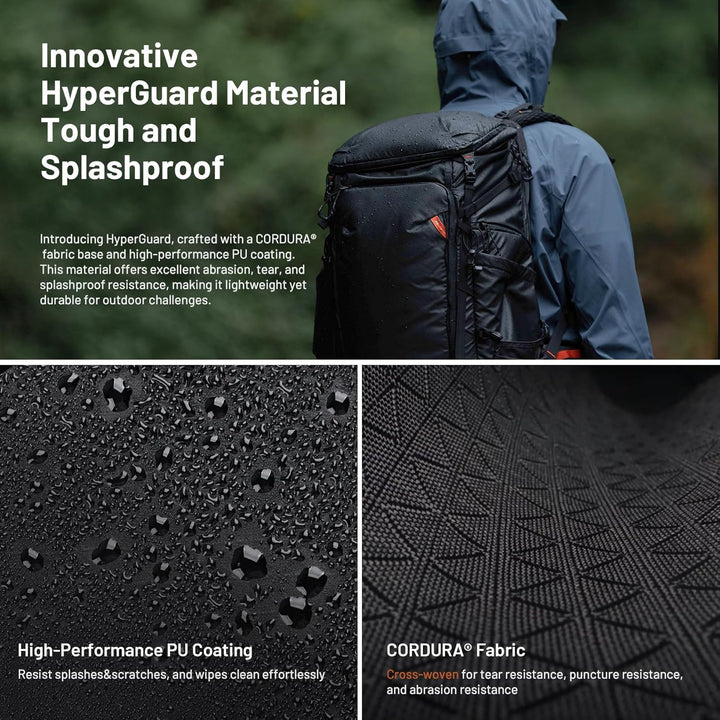 PGYTECH OnePro Flex 50L Rucksack Wasserdicht + Grösse L Kamera Einsatztasche,Kamerarucksack Set für