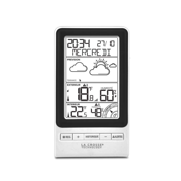 La Crosse Technology WS6819 Wetterstation Schwarz, Schwarz