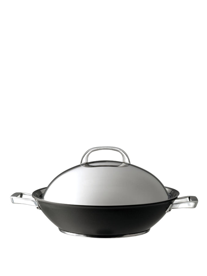 Circulon Infinite Wokpfanne Induktion 36 cm - Wokpfanne Mit Deckel und Griffen aus Edelstahl - Antih