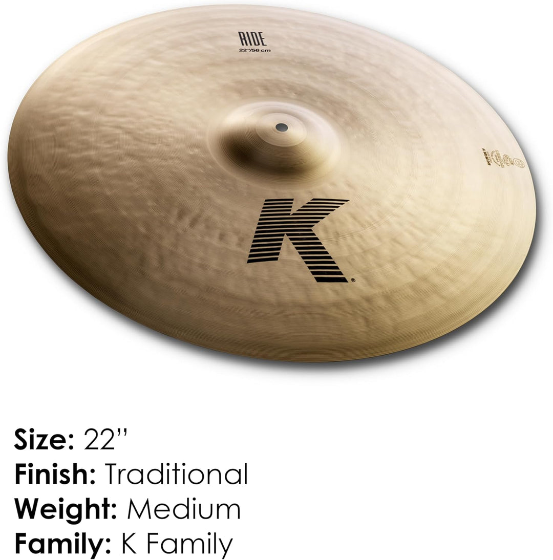 Zildjian K Zildjian Series - 22" Ride Cymbal 22 Zoll Ride, 22 Zoll Ride