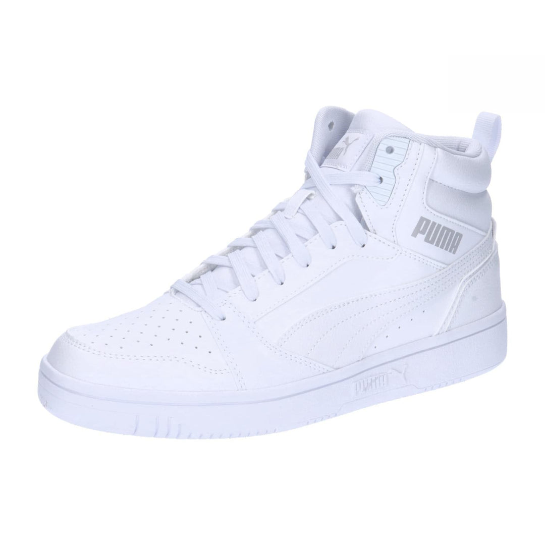 Puma Unisex Rebound V6Sneaker 44.5 EU Puma White Puma White Cool Light Gray, 44.5 EU Puma White Puma
