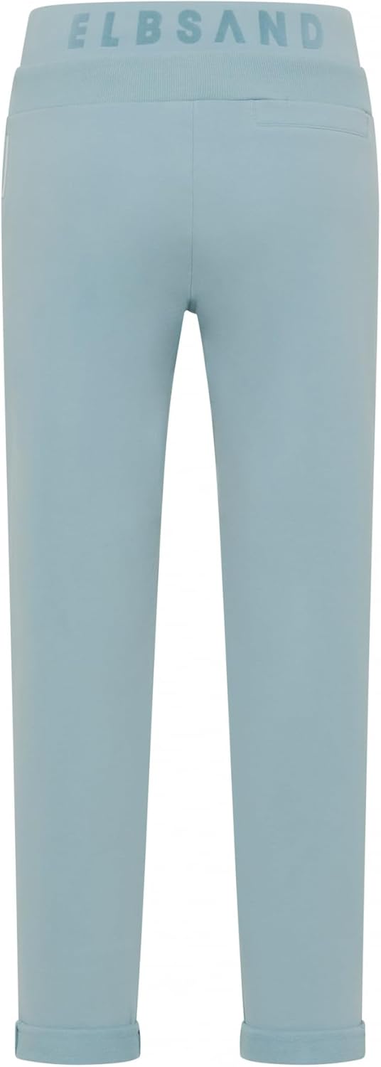 Elbsand Brinja Damen 7/8 Hose, Sweathose, gerade Schnittform S Blue Shadow, S Blue Shadow