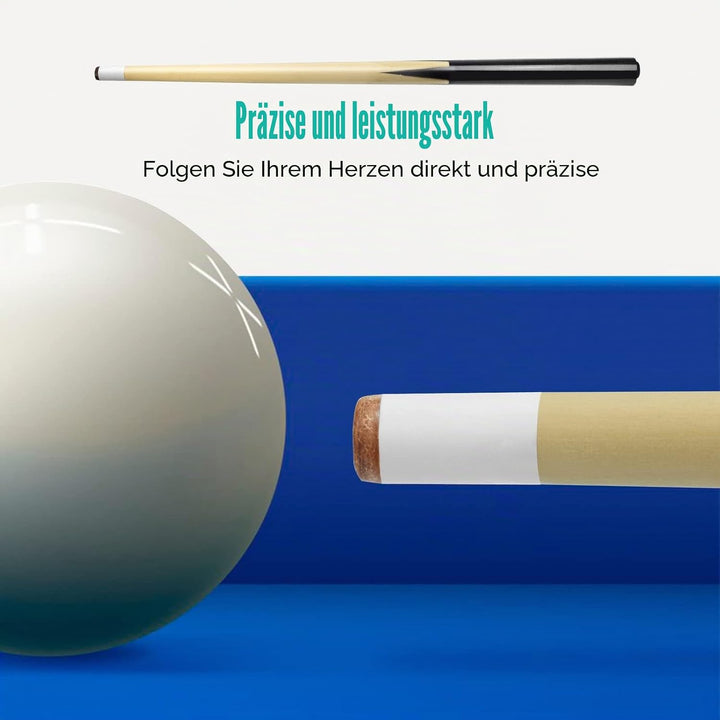 Mini-Queue-Stick für Pool-Queue, Hartholz, Billardqueue, 48,3 cm, 2 Stück