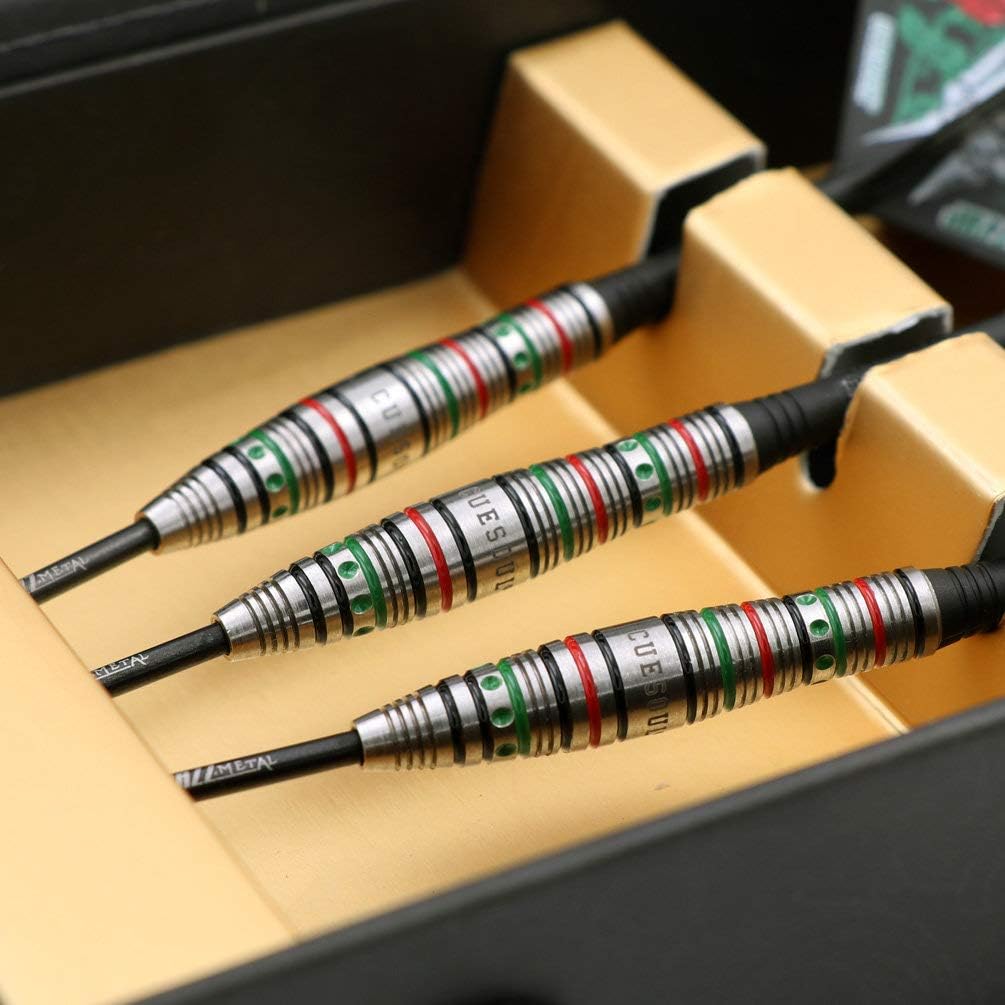 CUESOUL Jazz-Metal 21/23 / 25g Stahlspitze 90% Wolfram Dart Set mit integrierten ROST Flights CSJM-J