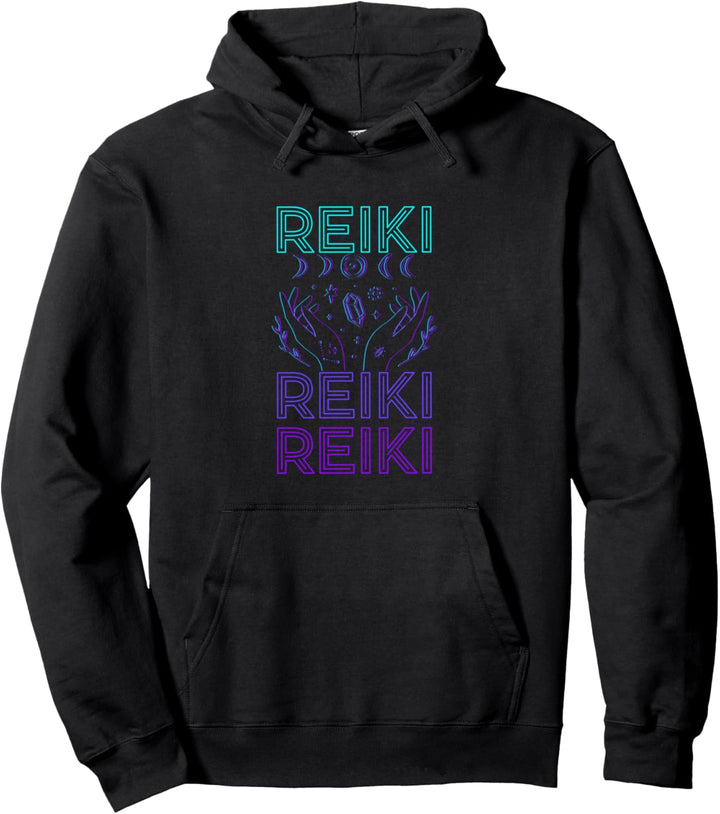 Reiki Healer Spirituelle Heilung Ganzheitlicher Heiler Retro Pullover Hoodie