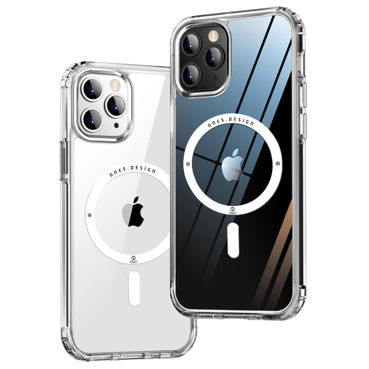 ONES Magnetisches HandyHülle für iPhone 11 Pro Max, Kompatibel mit MagSafe, Militärnorm Schutz Dünne