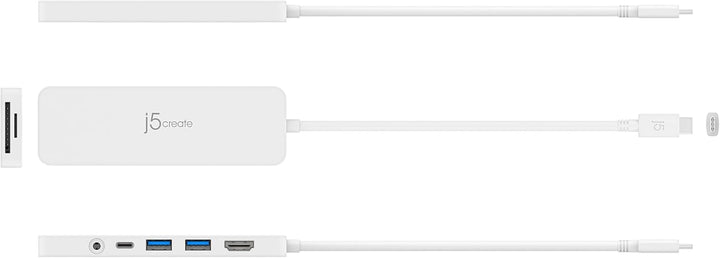 j5create JCD373-N Multi Adaptateur USB-C Léger