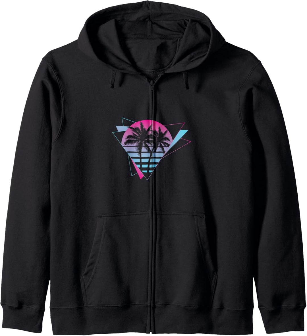 Synthwave Retrowave Futuresynth Elektronische Musikausgabe Kapuzenjacke