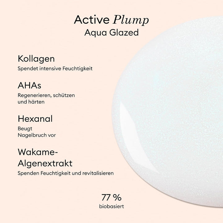 Active™ plump Aqua glazed, Aqua Glazed
