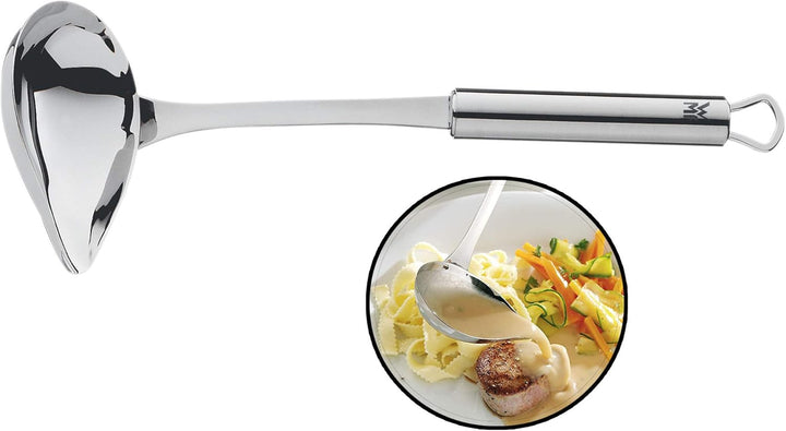 WMF Profi Plus Servierlöffel 32 cm, Vorlegebesteck &amp; Profi Plus Saucenlöffel 28 cm, Sossenkelle mit
