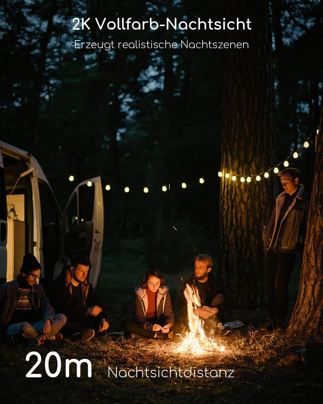 COOAU 24/7 Aufzeichnung AOV 4G LTE Solar Überwachungskamera Aussen mit SIM Karte, 2K PTZ Kamera Über