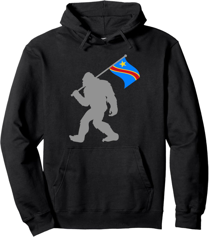 Congo oder Kongolesische Fahne auf Kongo Flagge Pullover Hoodie