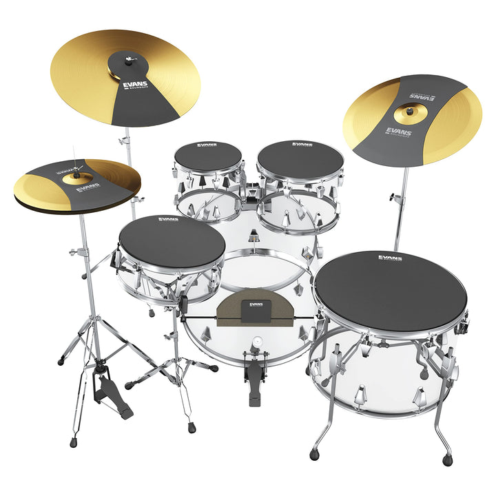Evans HQ SOSETSTD Standard Box Set Standard Box Set w/ Cymbal &amp; Bass, Standard Box Set w/ Cymbal &amp; B