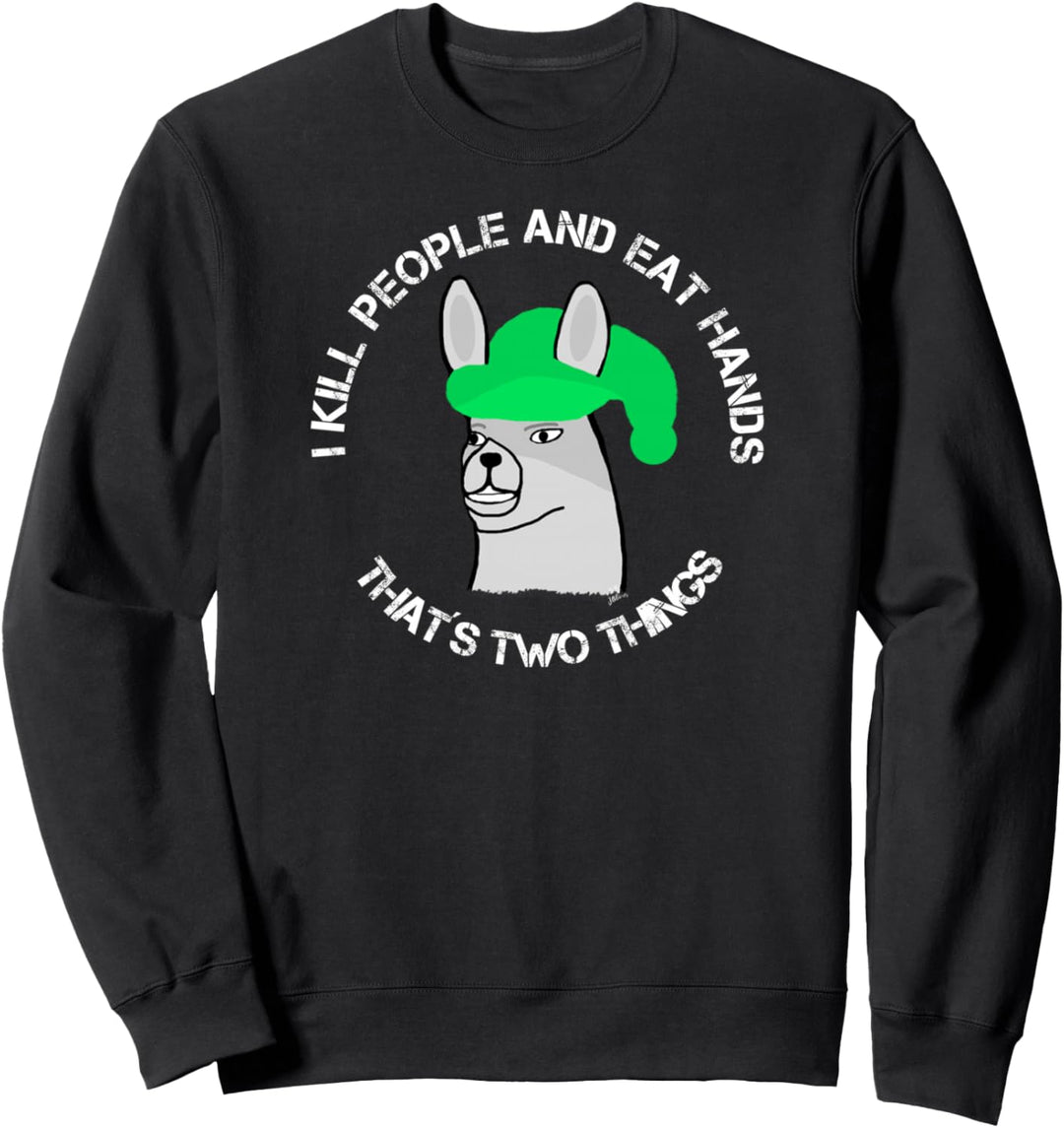 Lamas mit Hüten Karl - that´s two things - lustiges Karl Sweatshirt