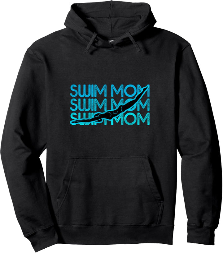 Schwimm Mutter Schwimmerin Schwimmen Pullover Hoodie