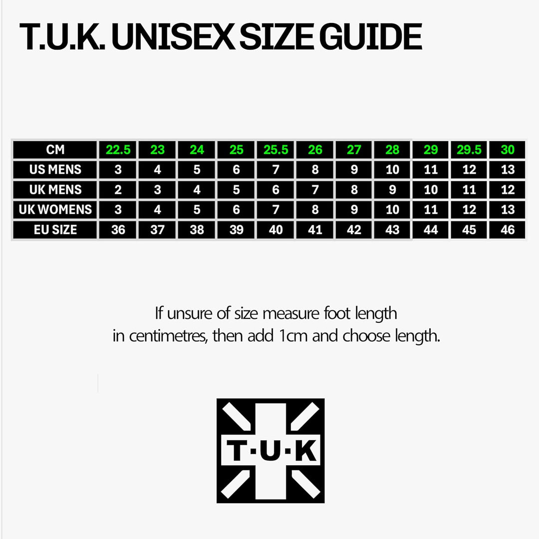 T.U.K. Leather Creeper Sneaker - Herren & Damen Schuhe - Punk, Gothic, Emo und Rockabilly Style Lede